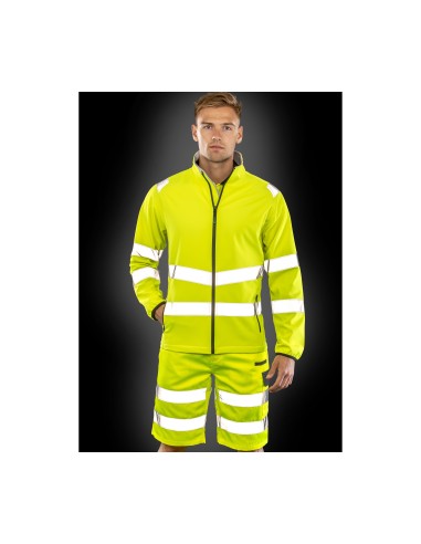 RES-R505X-Recycled Printable Safety Softshell Jacket